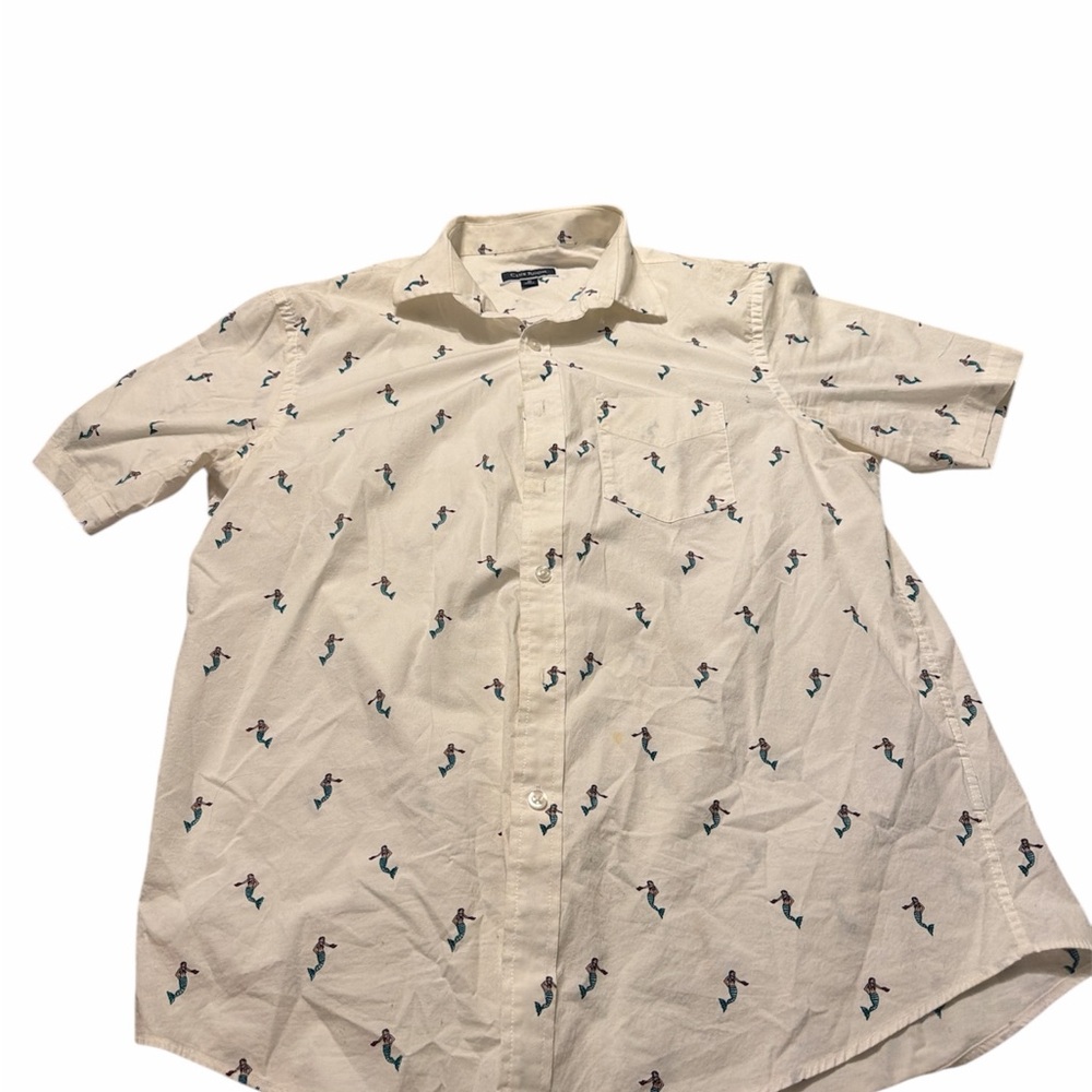 Men’s Mermaid Patterned Shirt